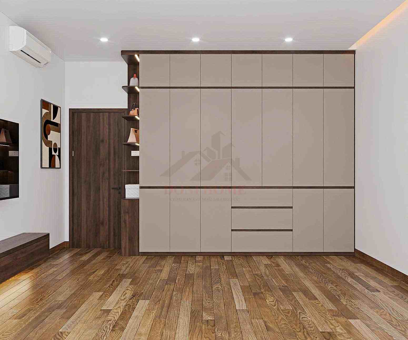 Tủ Áo Hiện Đại Đơn Giản Mà Sang TA09